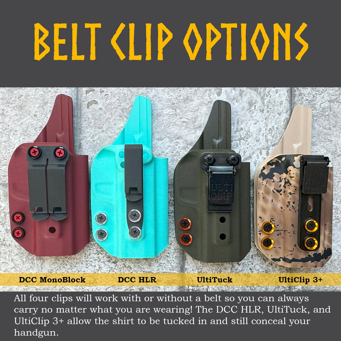 FOLKVARÐR IWB Holster for Glock 43X TLR-7 Sub