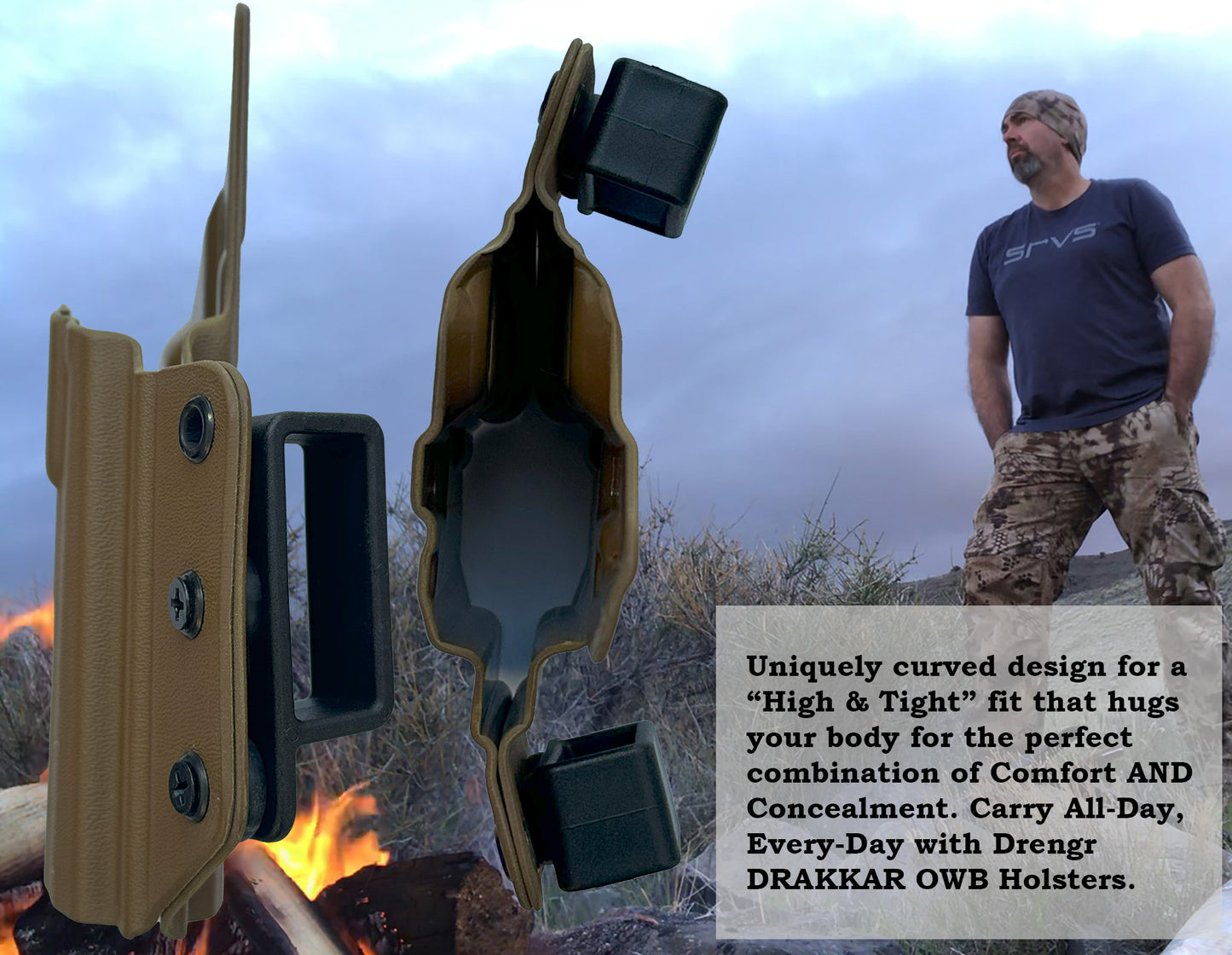 Springfield Hellcat DRAKKAR OWB Holster