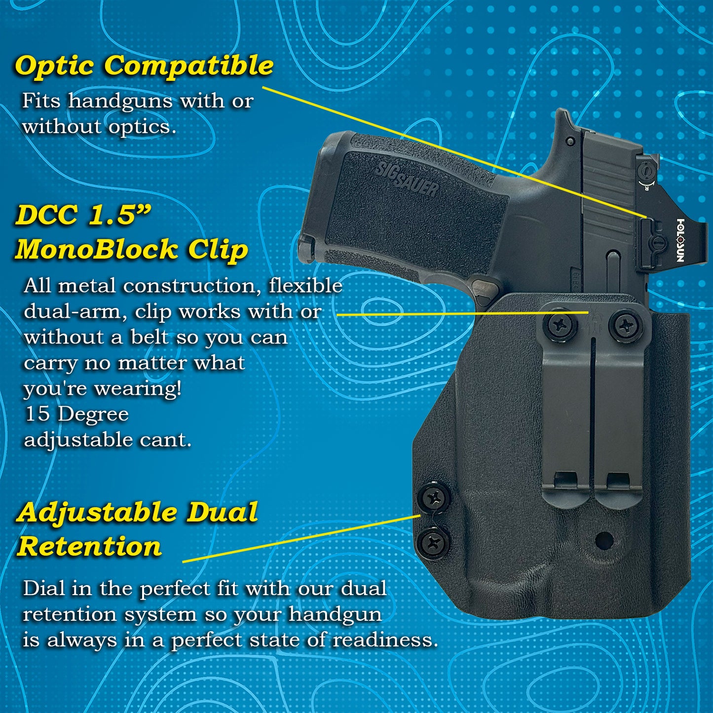 Glock 17 TLR-1 FOLKVARÐR IWB Holster