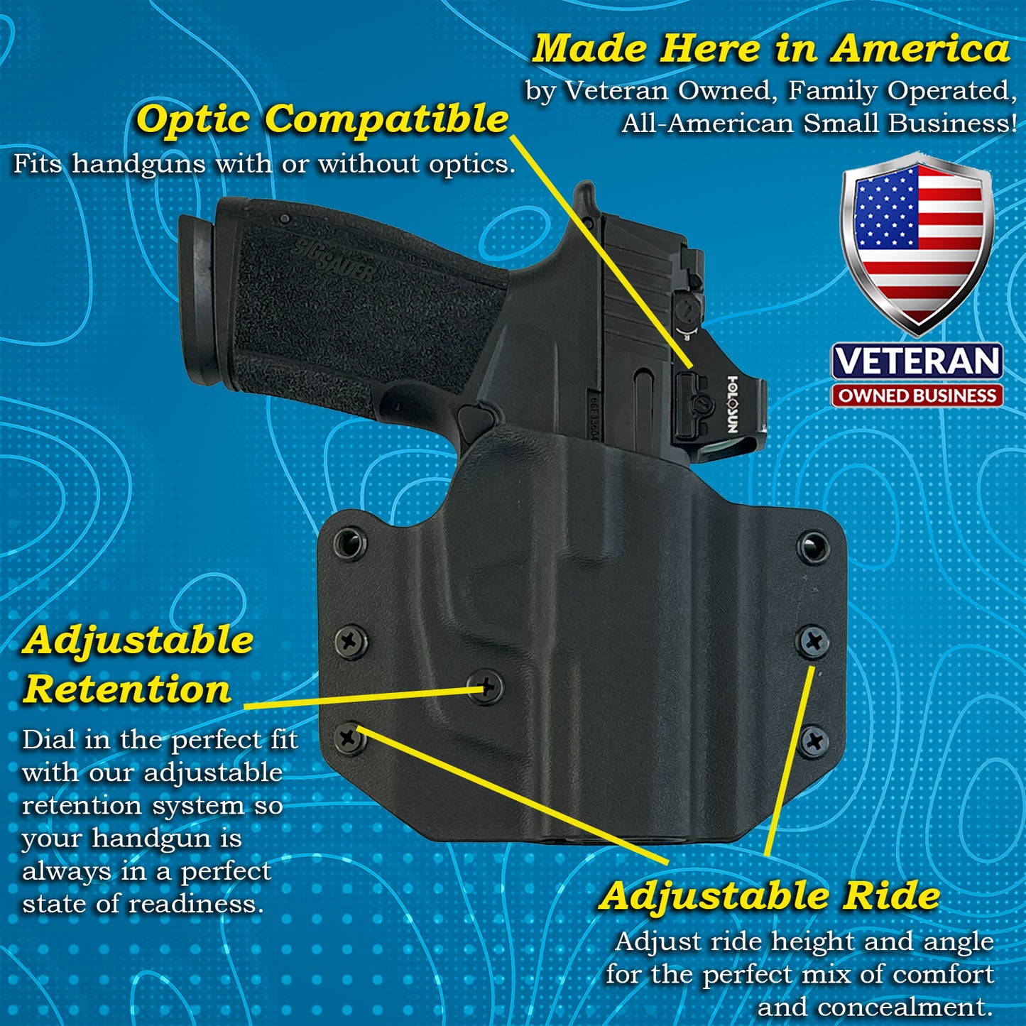 Drakkar OWB Concealment Holster - Light Bearing