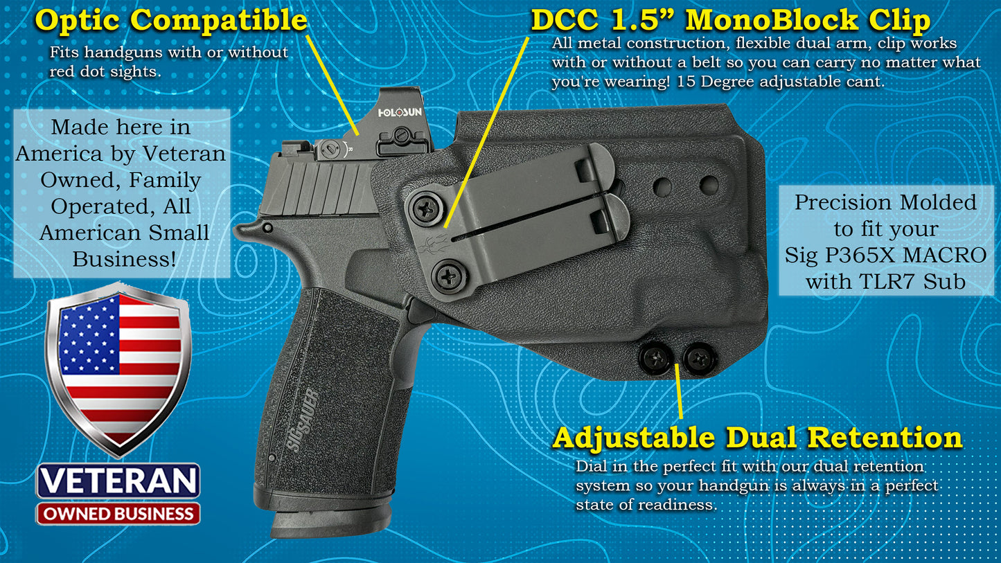 Sig P356X-MACRO TLR-7 Sub IWB Holster