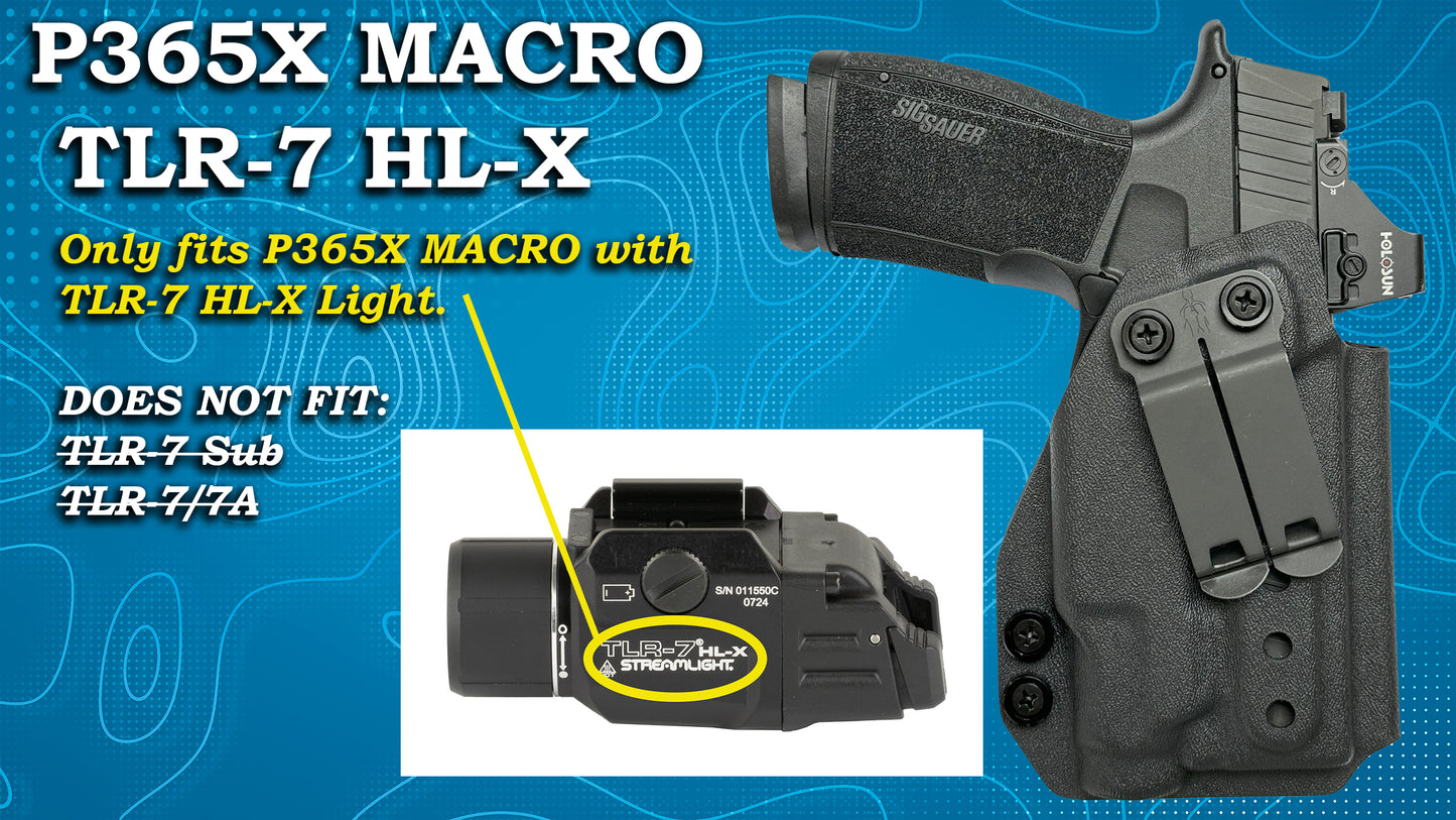 Sig P356X-MACRO TLR-7 HL-X IWB Holster